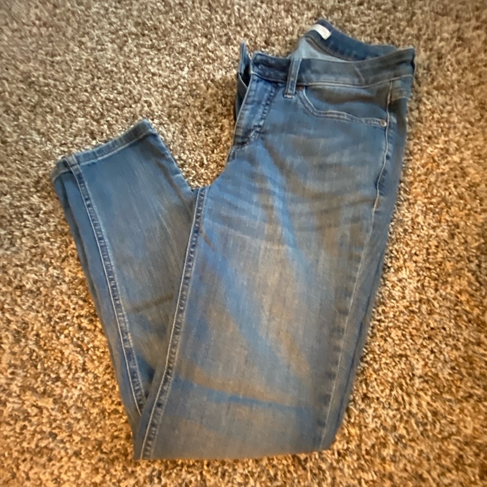 LC Lauren Conrad Slim Skinny Blue Jeans